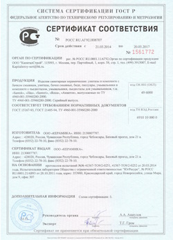 15.02.2025 Полевской - Изделия санитарные керамические